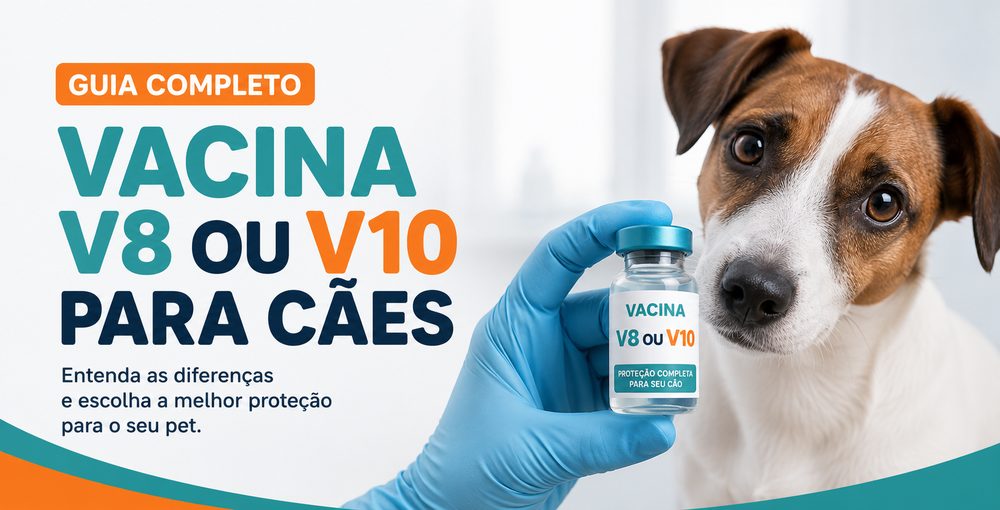 Diferença entre Vacina V8 e V10: qual protege mais o seu cachorro?